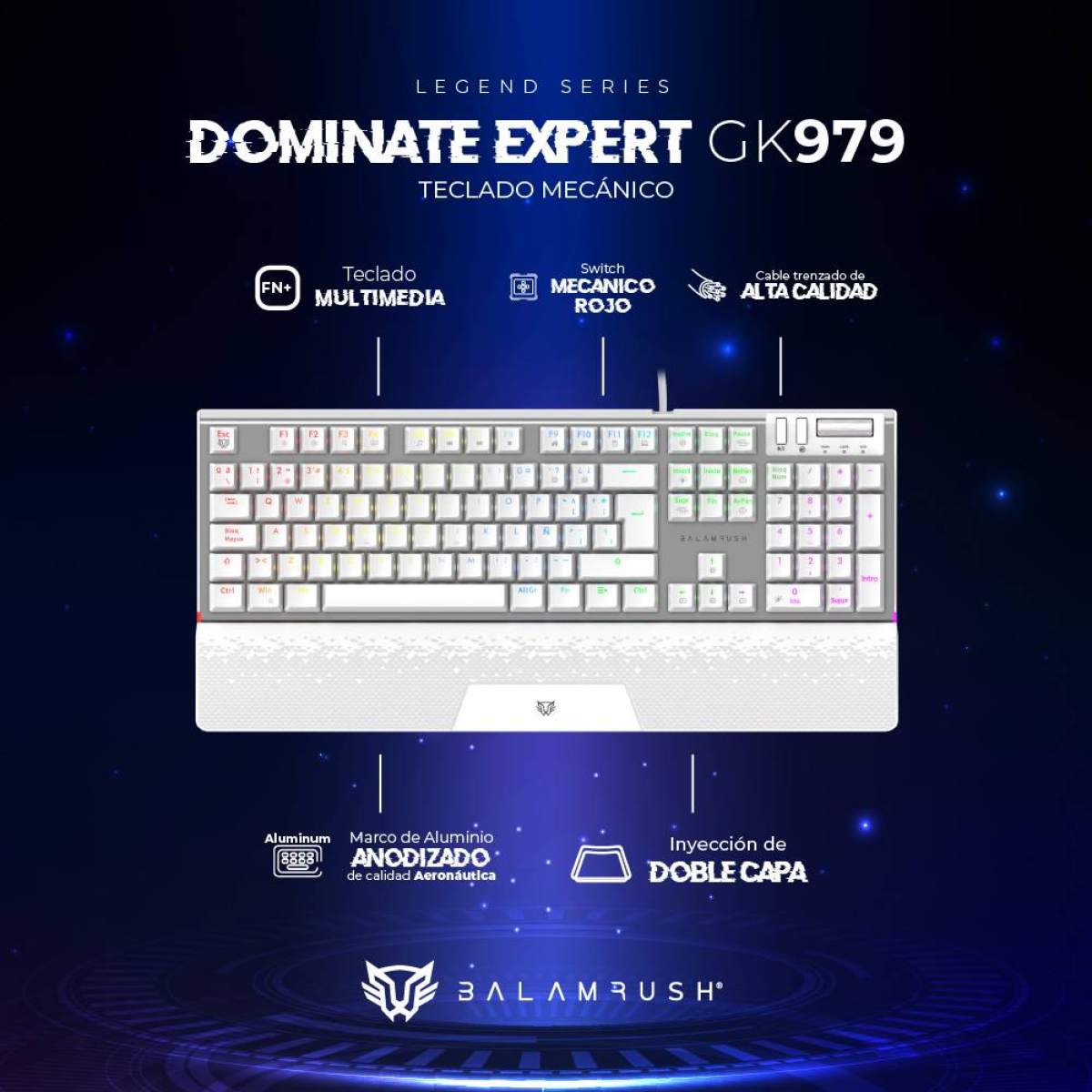 Teclado Balam Rush GK979