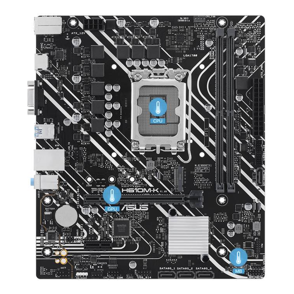 Motherboards Gaming ASUS PRIME H610M-K