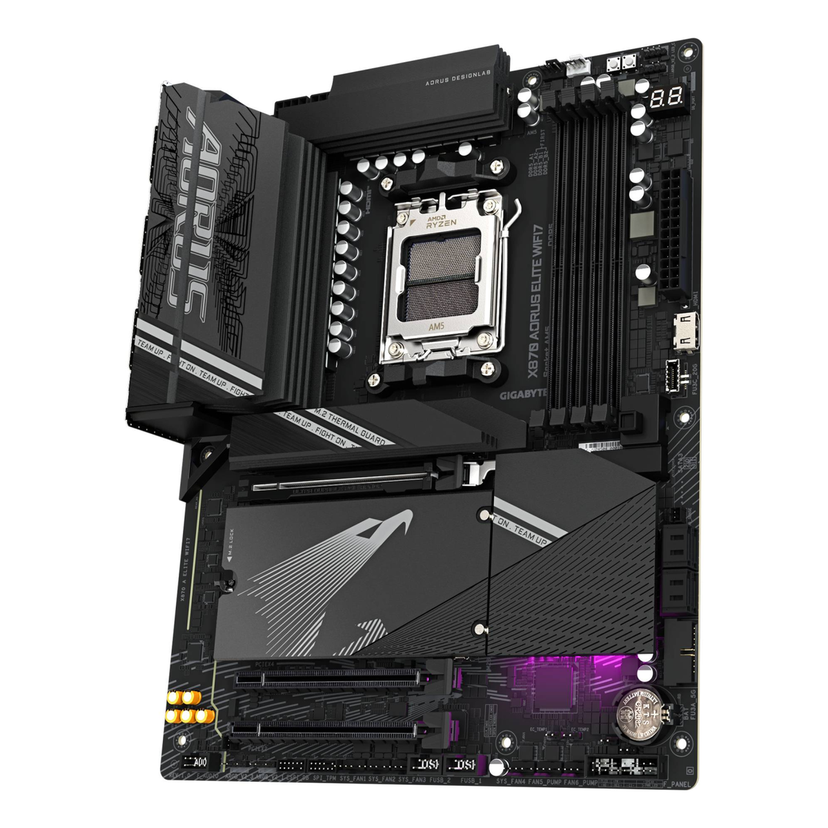 Motherboard Gaming Gigabyte X870 A ELITE WIFI7 Socket AM5 DDR5 Wi-Fi 7