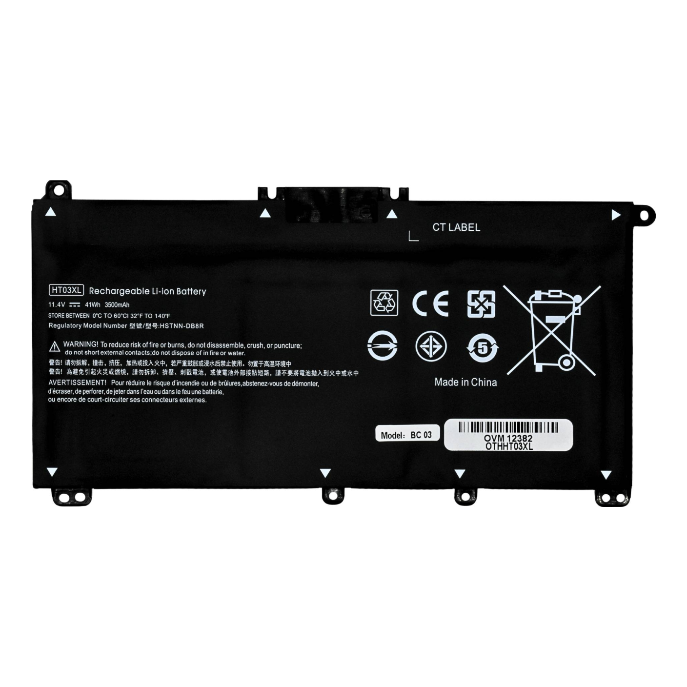 Bateria OVALTECH OTHHT03XL