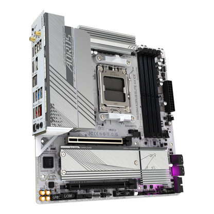 Motherboard Gigabyte B650M A ELITE AX ICE Socket AM5 Micro-ATX DDR5 Wi-Fi 6E