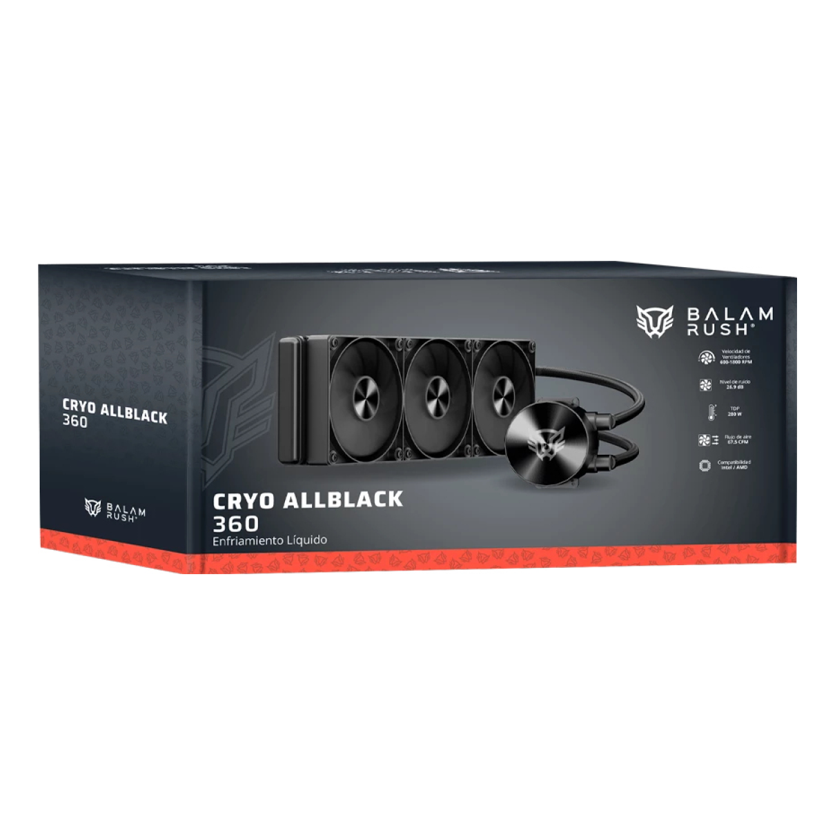 Enfriamiento y Ventilación Balam Rush CRYO ALLBLACK 360