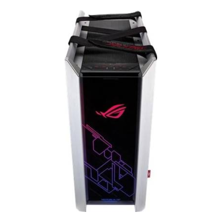 Gabinete Gaming ASUS ROG Strix Helios GX601 Panel de Vidrio Templado 4 ventiladores RGB Blanco (90DC0023-B30000)