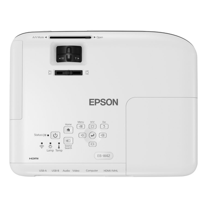Proyector Epson PowerLite W52+ 3LCD WXGA de 4000 Lúmenes ANSI