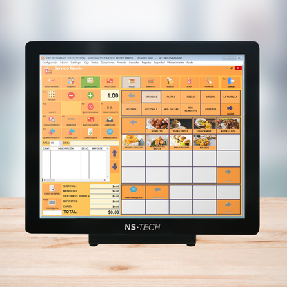 Software de administración  Soft Restaurant  SR-10PRO-RA