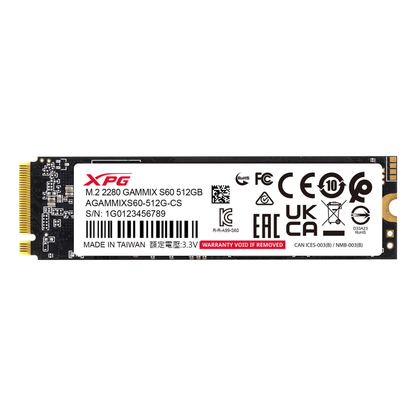 Unidad de estado solido  ADATA GAMMIX S60