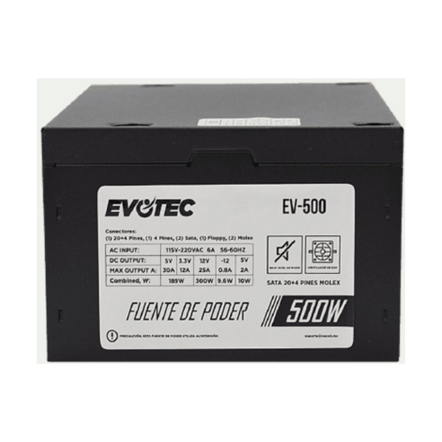 Fuente de Poder EVOTEC EV-500