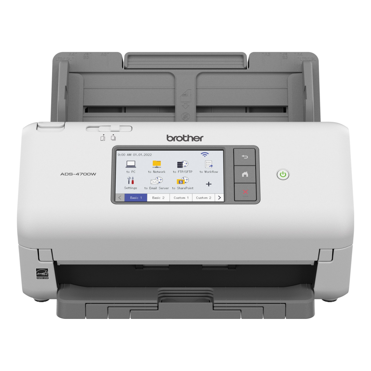 Escáner de Documentos Brother Valor 40 ppm / 80 ipm Ethernet (ADS4700W)