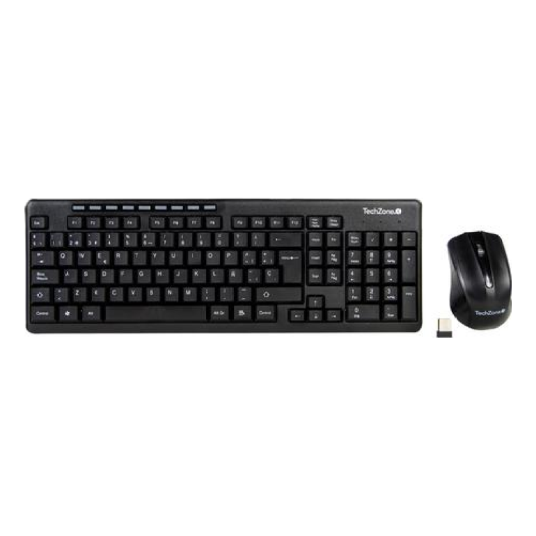 Kit de Teclado y Mouse TECHZONE TZ16COMB01-INA