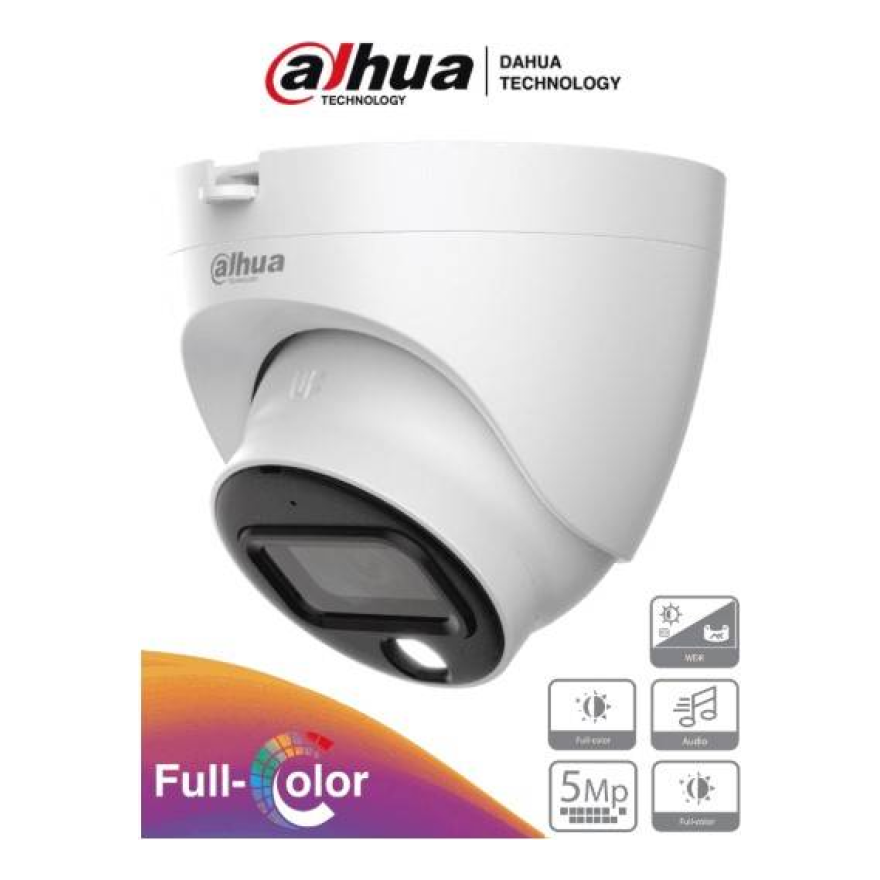 Cámara Domo Dahua Technology DH-HAC-HDW1509TLQN-A-LED-0360B-S2