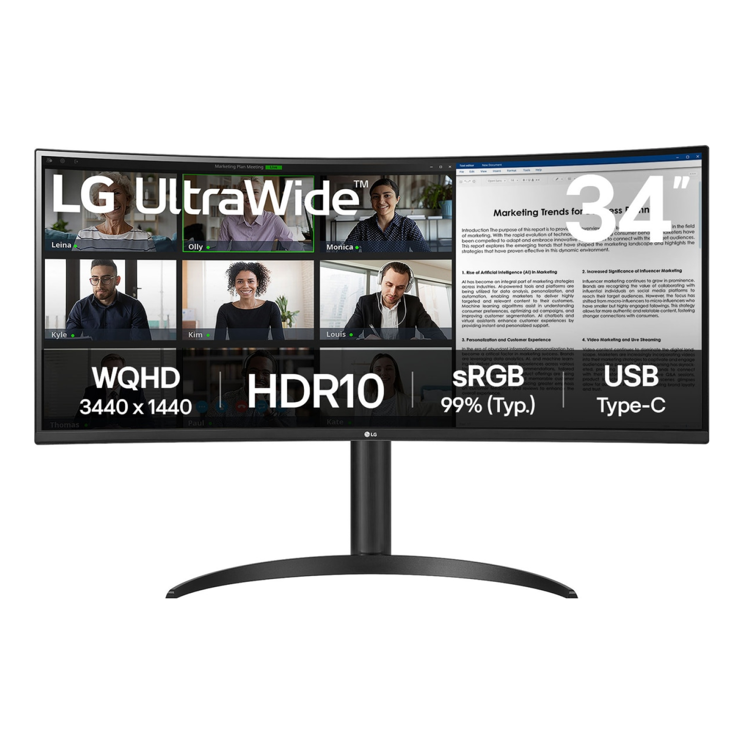 Monitor LG 34WR50QK
