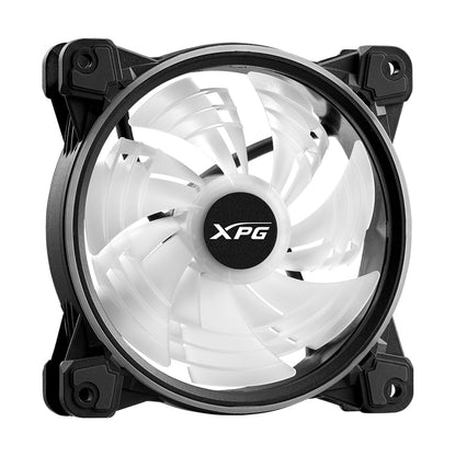 Ventilador XPG Hurricane 120 ARGB PWM 120 mm con Iluminación ARGB (HURRICANE120ARGBPWM-BKCWW)