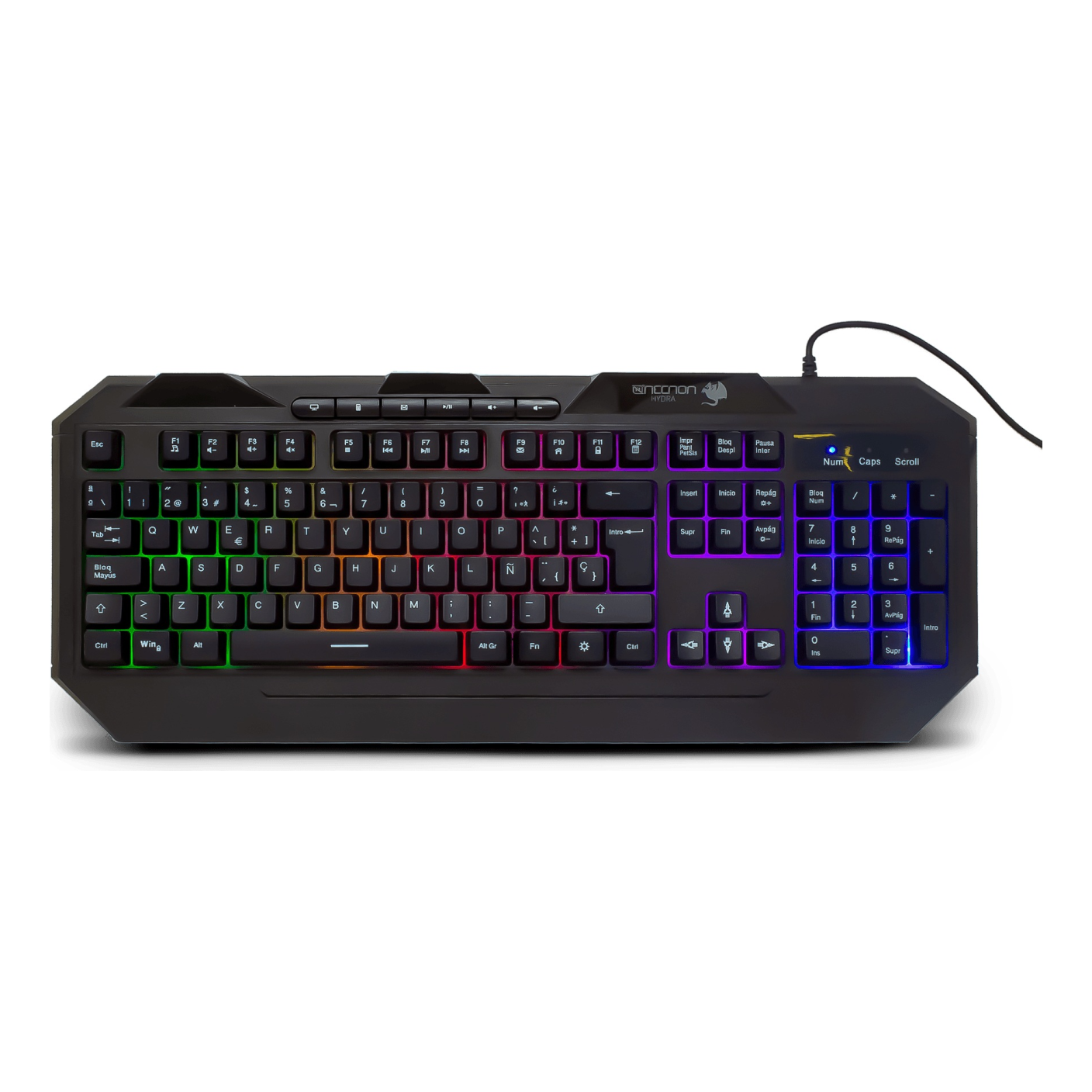 Teclado Gaming Alámbrico NECNON NGK-HYDRA
