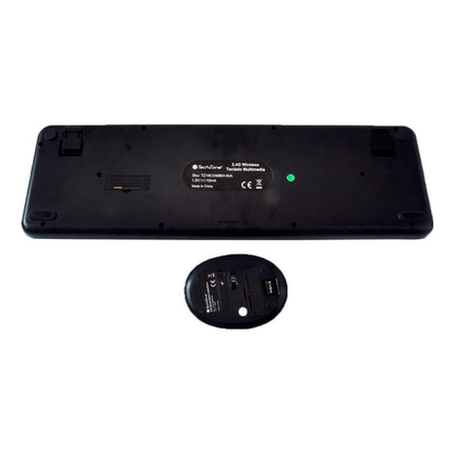 Teclado y Mouse Óptico Inalámbrico TECHZONE TZ19COMB01-INA