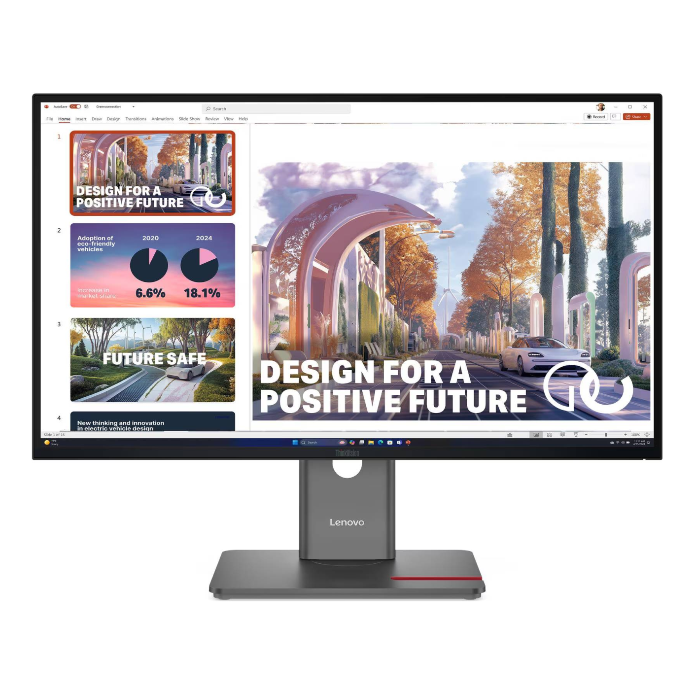 Monitor LENOVO ThinkVision P27QD-40 Monitor