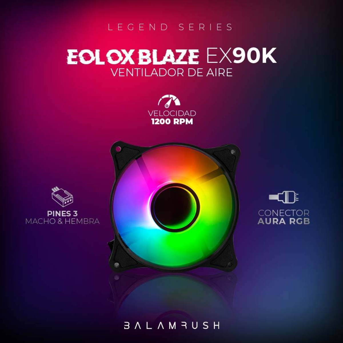 Ventiladores Balam Rush EX90K