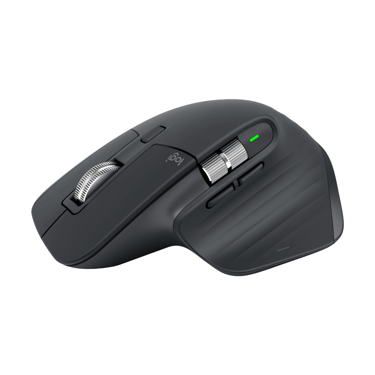 Mouse Logitech MX MASTER 3S Bluetooth/2.4 GHz óptico 8000 DPI 7 botones silencioso Grafito (910-006561)
