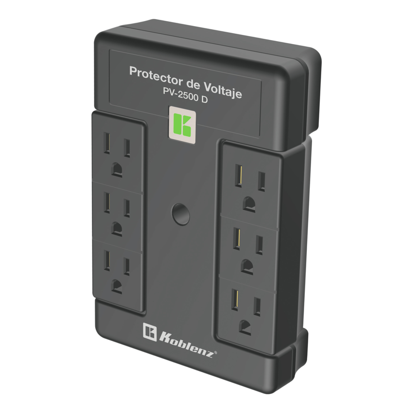 Protector de voltaje, 2500 VA /2000 W, 6 cont KOBLENZ PV-2500 D