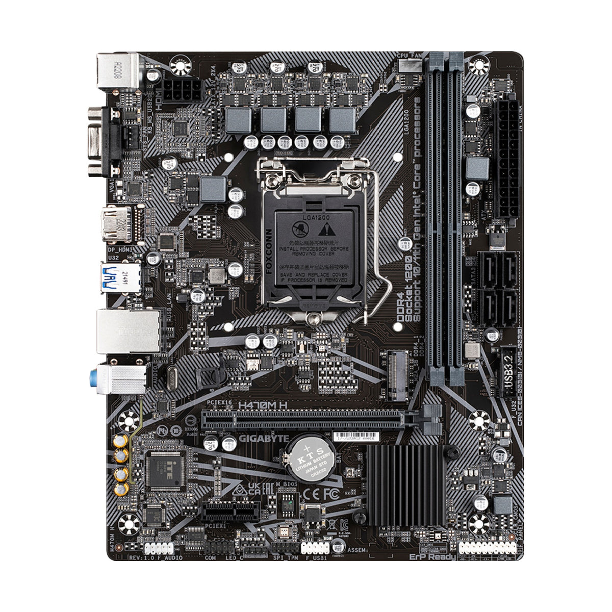 Motherboard Gigabyte H470M H Socket LGA1200 Micro-ATX DDR4