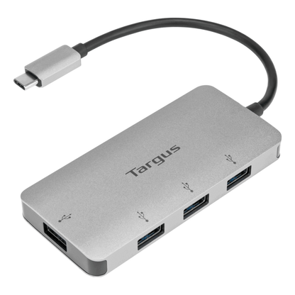 Hub USB TARGUS USB-C a 4 port USB-A 3.0 color gris (ACH226BT)
