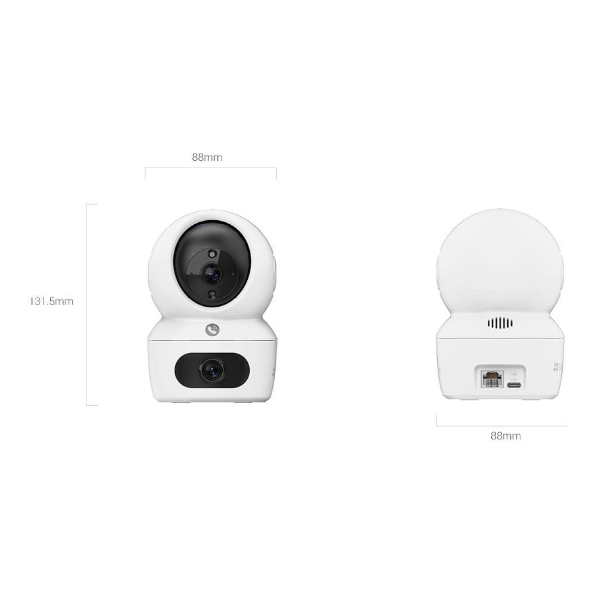 Cámara Wifi EZVIZ H7C DUAL 2K+