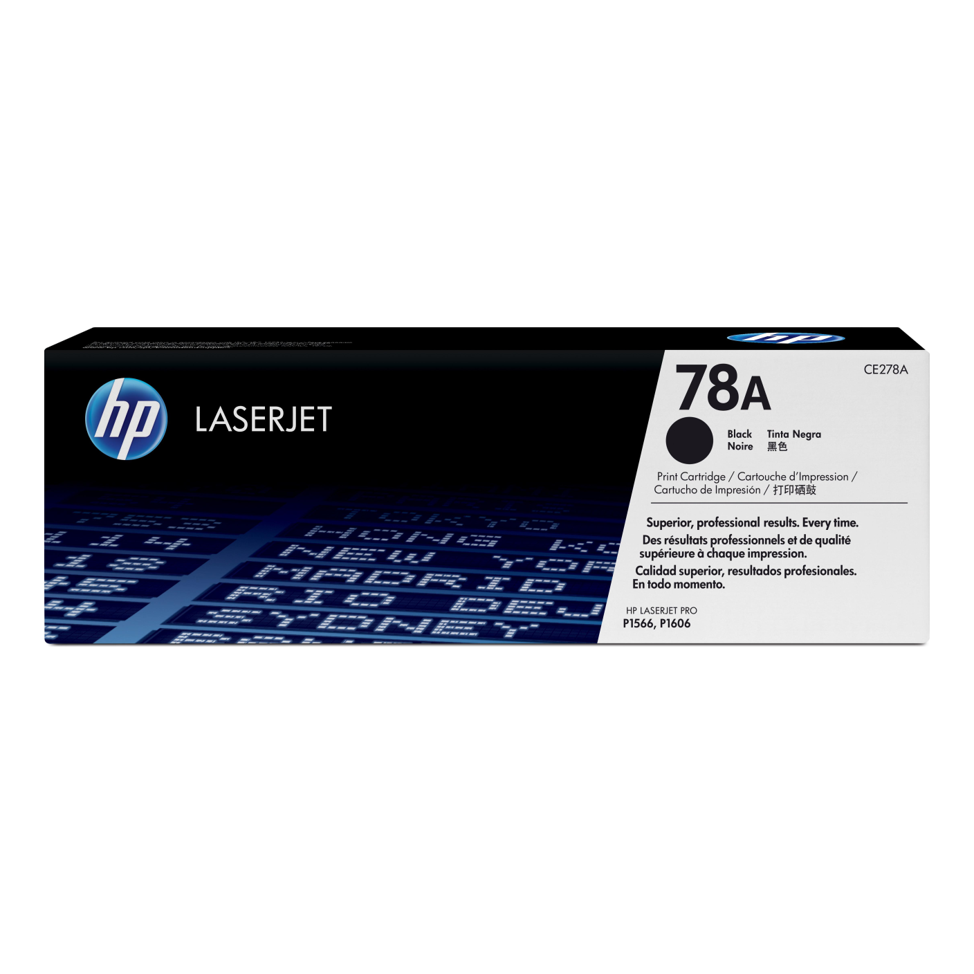Tóner HP Original 78A Negro – Para P1606, P1566, P1600 (CE278A)