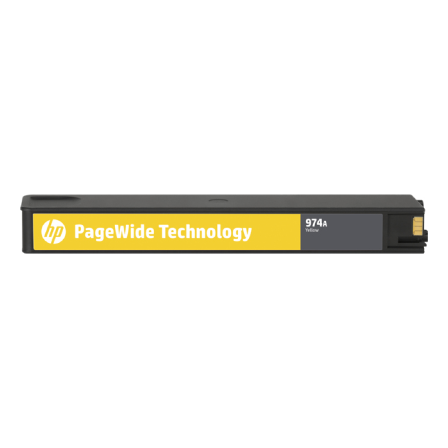 Cartucho de Tinta HP Original 974A Amarillo – Para OfficeJet Pro 8210, OfficeJet Pro 8710, OfficeJet Pro 8720 (L0R93AL)