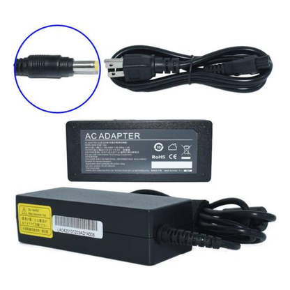 Cargador de Laptop GENERICO 65W AC-HP Punta Amarilla