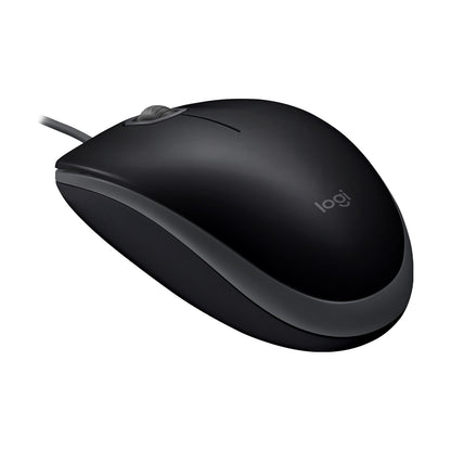 Mouse Logitech M110 USB óptico 1000 DPI 3 botones Negro, Grafito (910-006756)