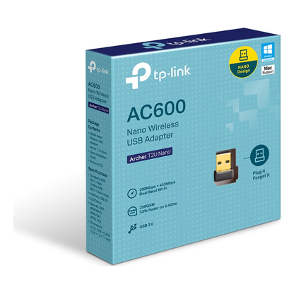 Adaptador USB Dual Band TP-LINK Archer T2U Nano
