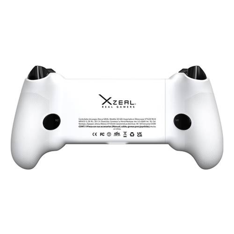 Control Gaming Xzeal XZGP01WG Gamepad Xzeal XZ-420 USB-C Blanco Gris