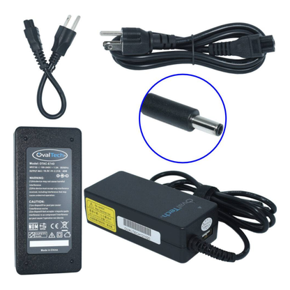 Adaptador de corriente para laptop OVALTECH 19.5V/2.31AH para DELL, Dell XPS 13 9343-4143 Notebook Dell XPS 13 L322X Ultrabook, Dell Ultrabook