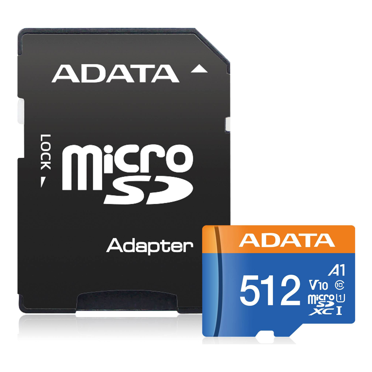Tarjeta de Memoria microSDXC ADATA Premier 512 GB UHS-I A1 Clase 10 (AUSDX512GUICL10A1-RA1)