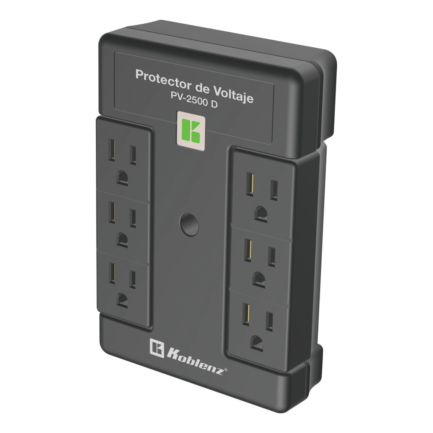 Protector de voltaje, 2500 VA /2000 W, 6 cont KOBLENZ PV-2500 D