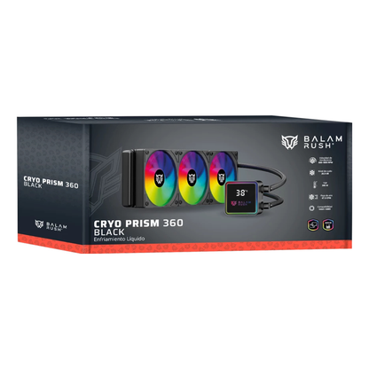 Enfriamiento y Ventilación Balam Rush CRYO PRISM 360 BLACK