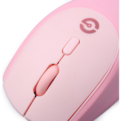 Mouse GETTTECH Colorful Inalámbrico, Rosa (GAC-24404P)