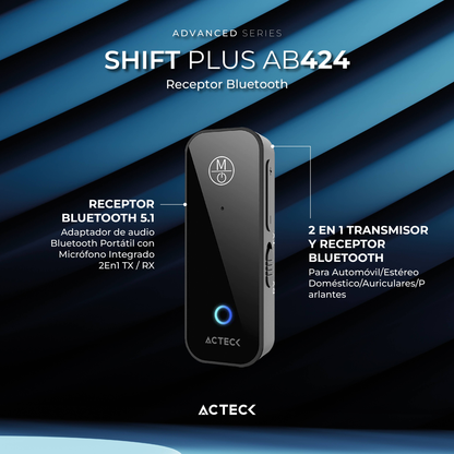 Adaptadores para Audio ACTECK Shift Plus AB424
