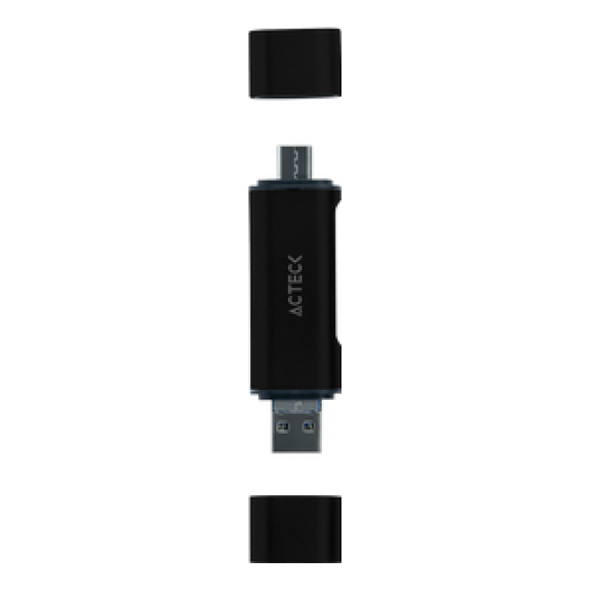 Lector de Memorias ACTECK DH450 USB-C/USB-A/Micro-USB (AC-934824)