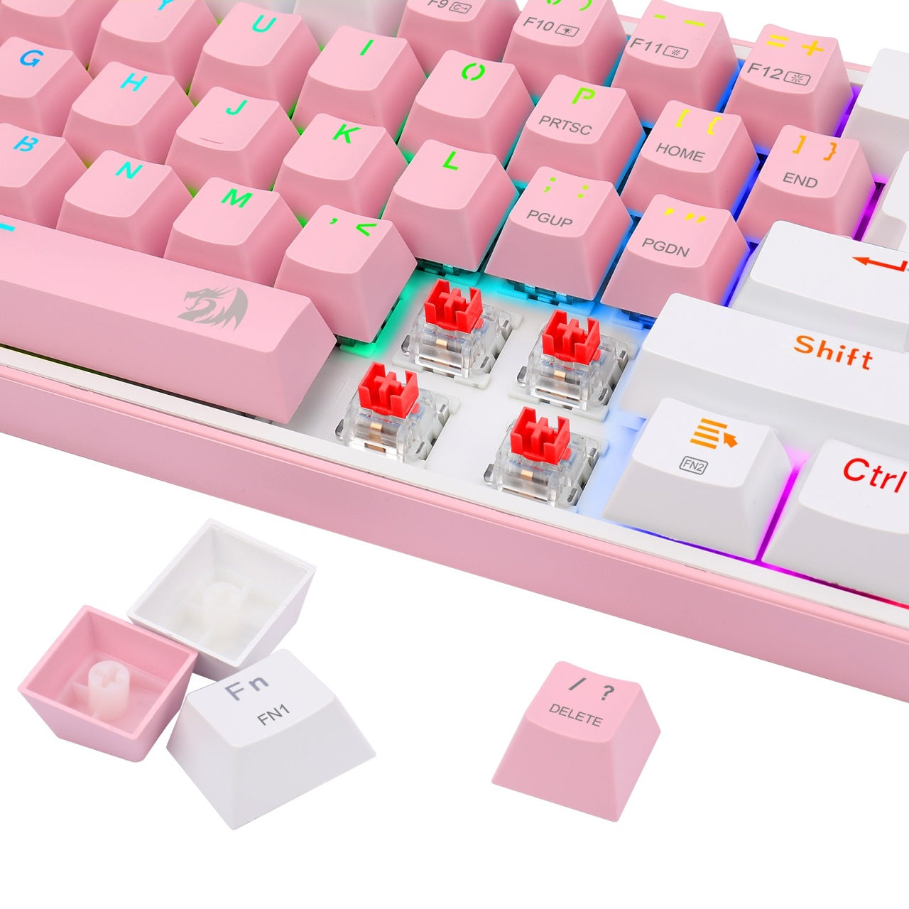 Teclado Mecánico Redragon K616-RGB PW