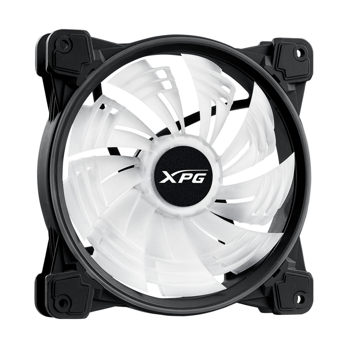Ventilador XPG Hurricane 140 ARGB PWM 140 mm con Iluminacion ARGB (HURRICANE140ARGBPWM-BKCWW)