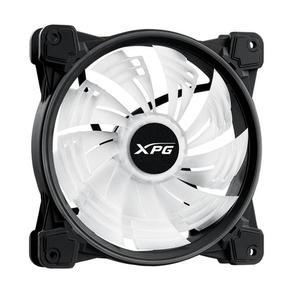 Ventilador XPG Hurricane 140 ARGB PWM 140 mm con Iluminacion ARGB (HURRICANE140ARGBPWM-BKCWW)