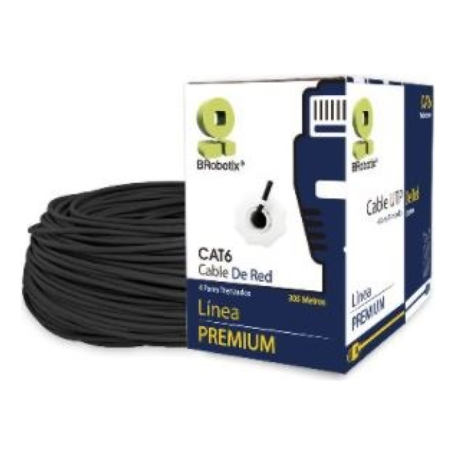 Bobina UTP, Exterior, Doble Forro, BROBOTIX 171100