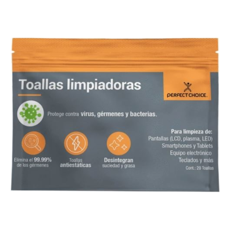 Toallas Limpiadoras PERFECT CHOICE PC-030270