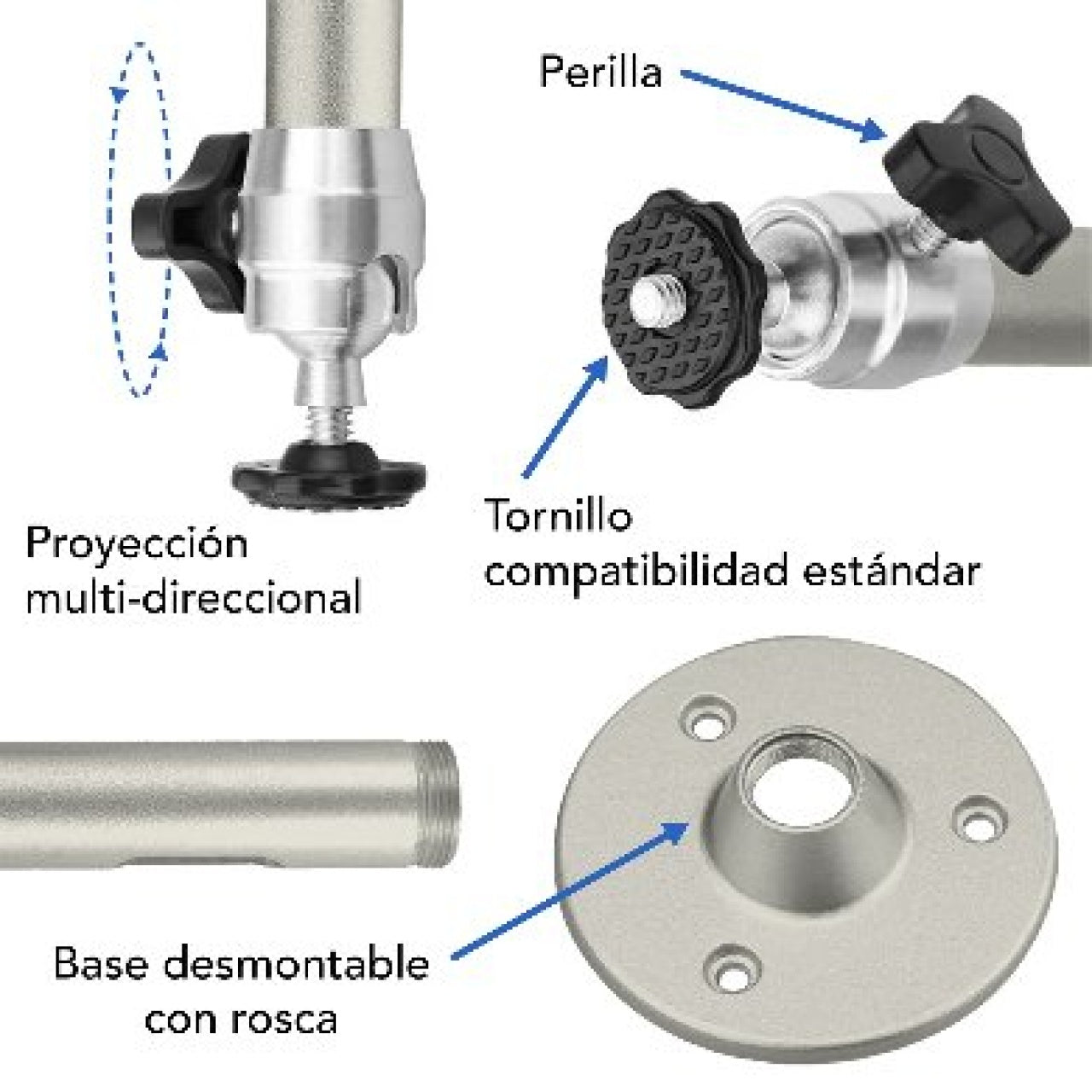 Soporte Universal para Proyector  BROBOTIX 963838