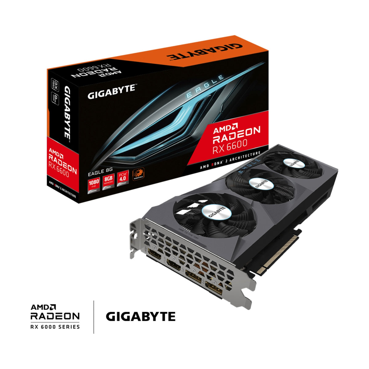 Tarjeta de Video Gigabyte GV-R66EAGLE-8GD