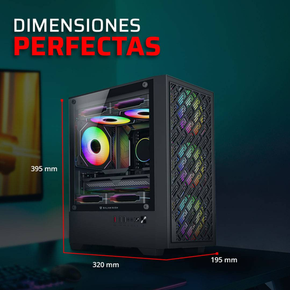 Gabinetes Gaming Balam Rush NITROX EDGE AIRCOOL 4700A