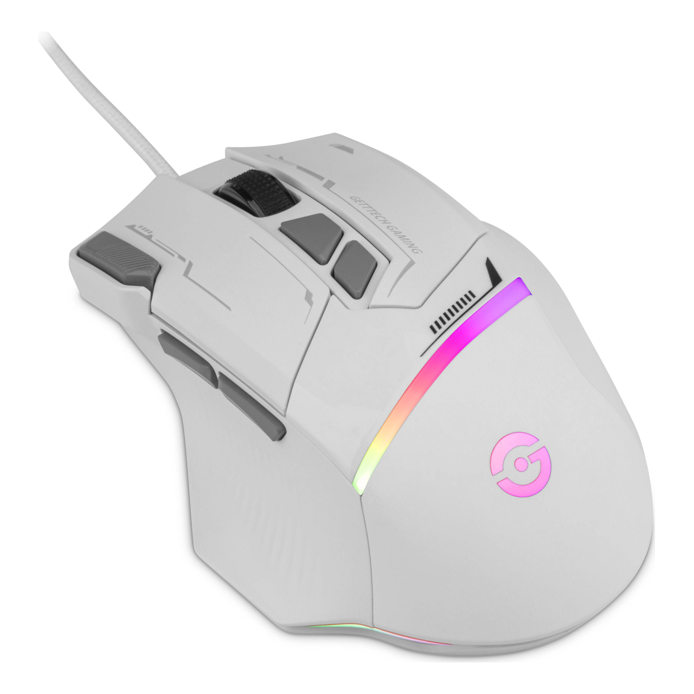 Mouse GETTTECH GPM-RGBWR-G1-WH