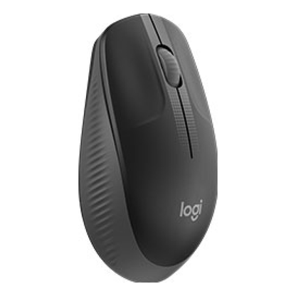Mouse Logitech M190 inalámbrico 2.4 GHz óptico 1000 DPI 3 botones Negro, Carbón Vegetal (910-005902)