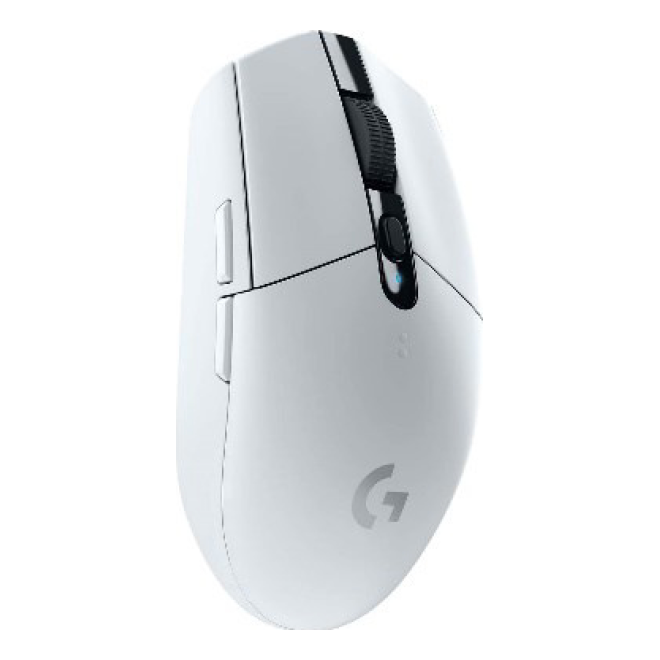 Mouse Gaming Logitech G305 inalámbrico 2.4 GHz óptico 12000 DPI 6 botones Negro, Blanco (910-005290)