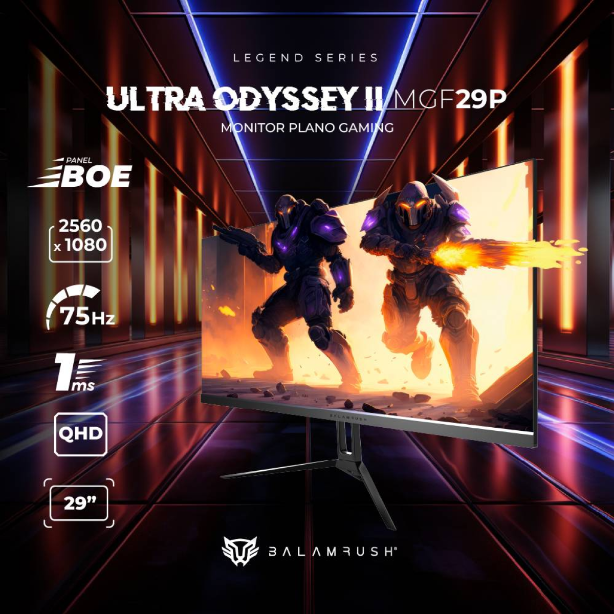 Monitor Gaming Balam Rush MGF29P